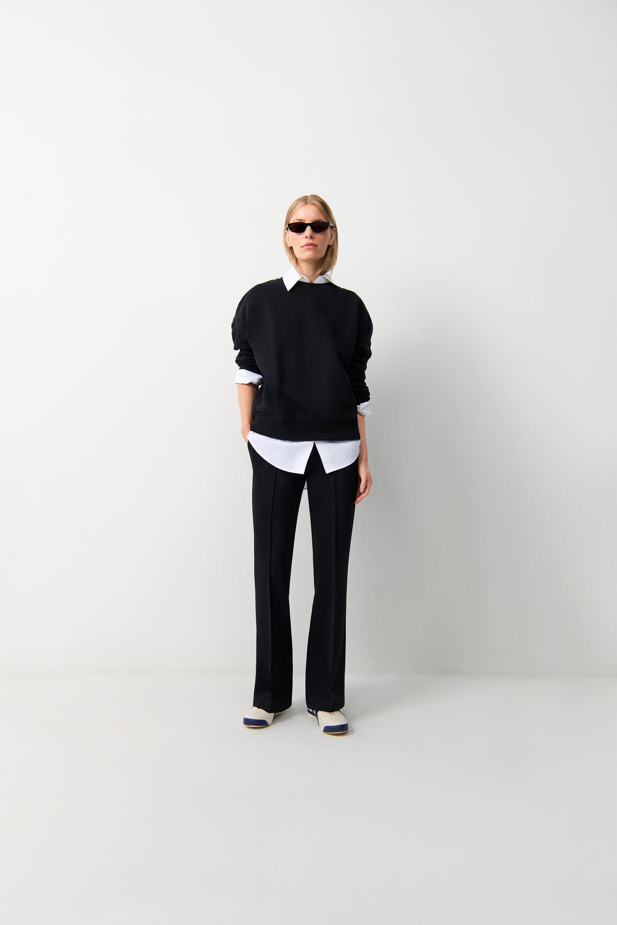 【CAMBIO】TransferPrintTricot JerseyPants Cambio Pants Francoise Flared – CAMBIO