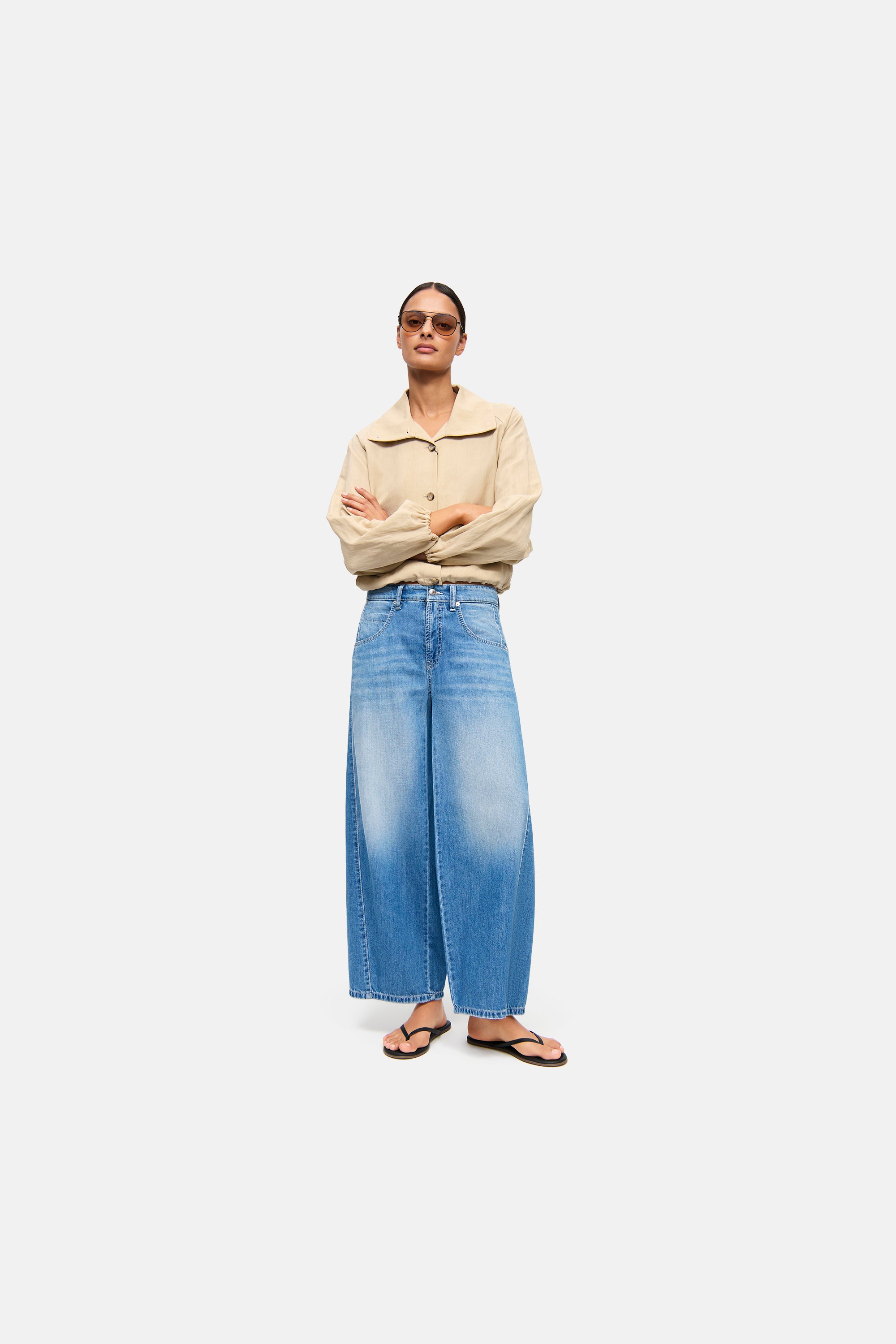 【CAMBIO】Denim Jacquard Jogger Pants /Ｓ CAMBIO(カンビオ)】Denim Jacquard Jogger Pants ジョガーパンツ